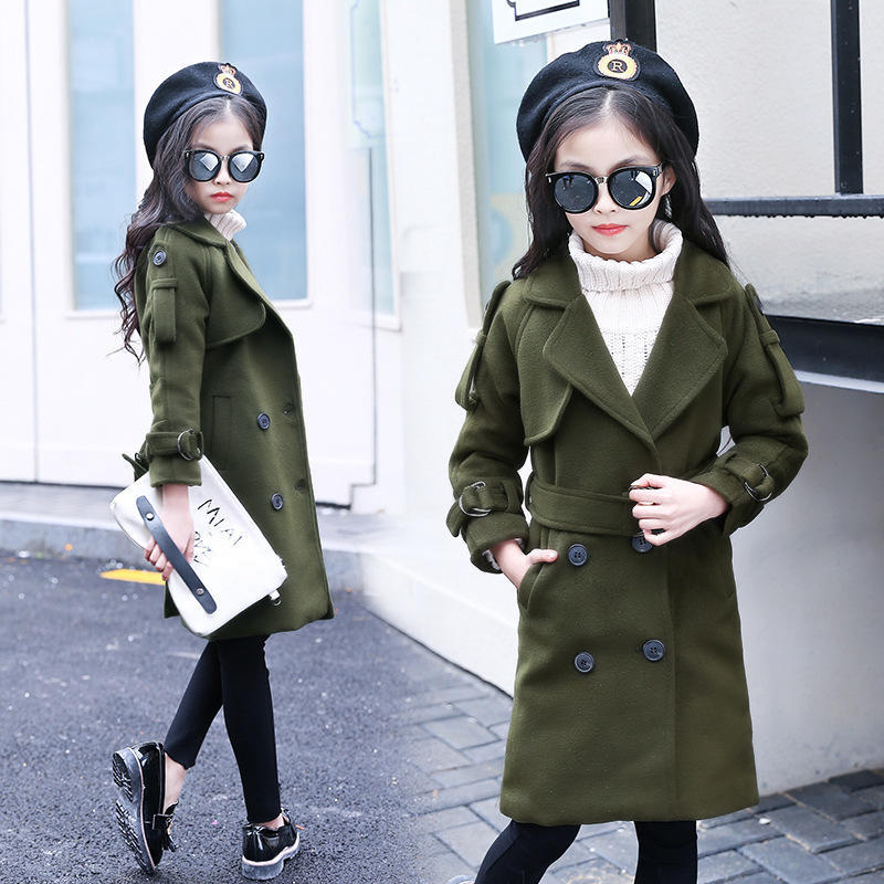 girl long coat