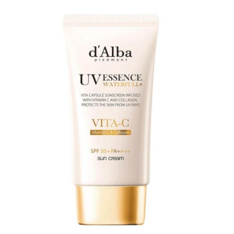 d Alba Vita Capsule Anti-Aging Sunscreen SPF50+ PA++++ Brightening UV Protection Sun Cream 50ml