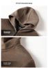 Men's 2025 Autumn/Winter Hooded Wool Coat with Detachable Down Liner - Youth Business Double-Sided Short Jacket.