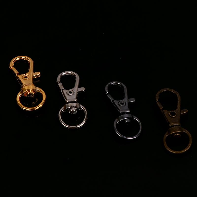 10 Pcs Swivel Trigger Clips Snap Hooks Lobster Clasp Keychain Bag Diy Craft Key