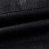 Men's Spring And  Casual Long Sleeve Solid Stand Zipper Leather Jacket Top