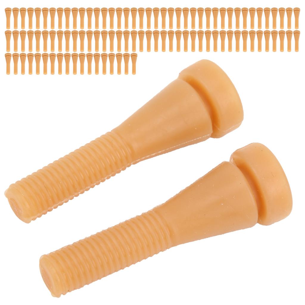 50 Pcs Poultry Plucking Fingers Rubber Hair Removal Stick Plucker for Chicken  