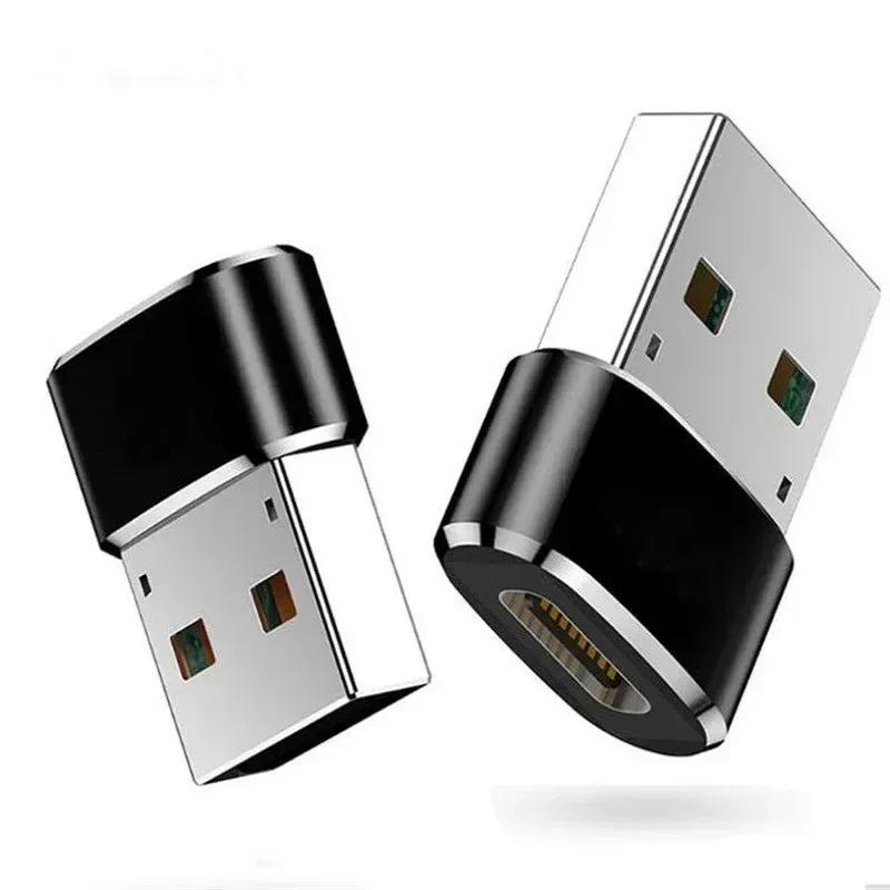 100pcs USB-C Adapter Type C To USB2.0 Adapter Male To Female USB C Converter Type-C Converter for PC Laptop Cell Smartphone