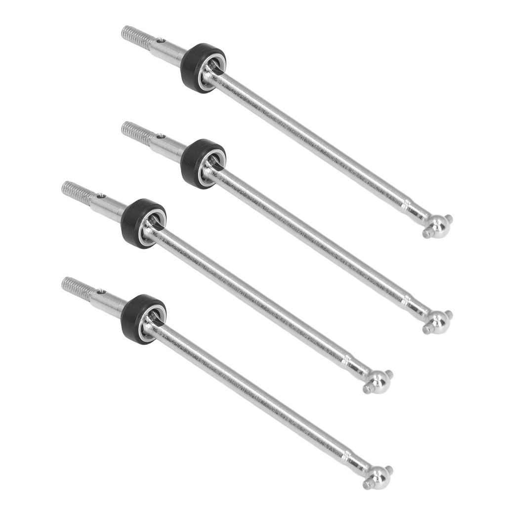 4 Stück RC Vorderes CVD Antriebswellen für Wltoys 110 RC Auto Glänzend Laufen Rostschutz Stahl RC Antrieb