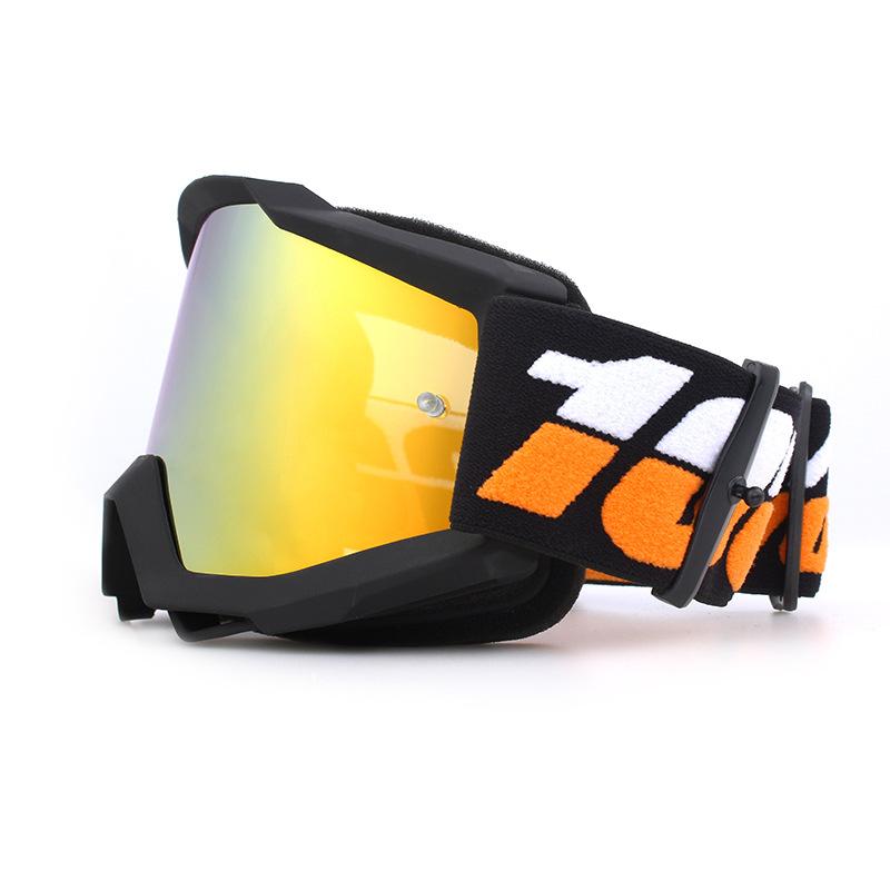 100% Cycling Goggles Outdoor sports motorcycle helmet, off-road windproof, sandproof, dustproof goggles, ski goggles
