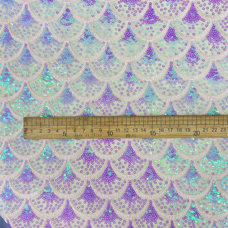 Sequin Fabric Double-Layer Sequins Fabric DIY