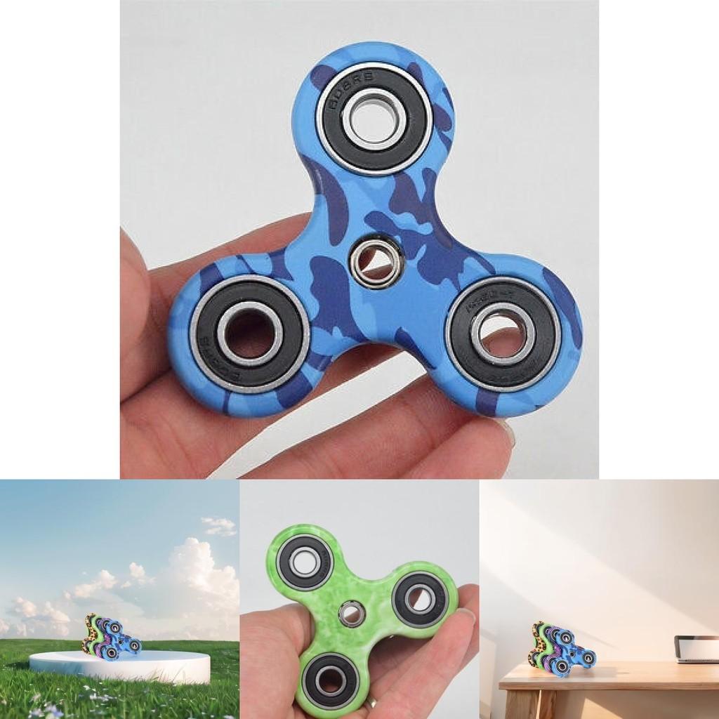 Colorful Camouflage Electroplated Finger Gyro Toy For Stress Relief And Entertainment Zhejiang Province