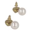Ferragamo Sculptural Faux Pearl Earrings Not Applicable