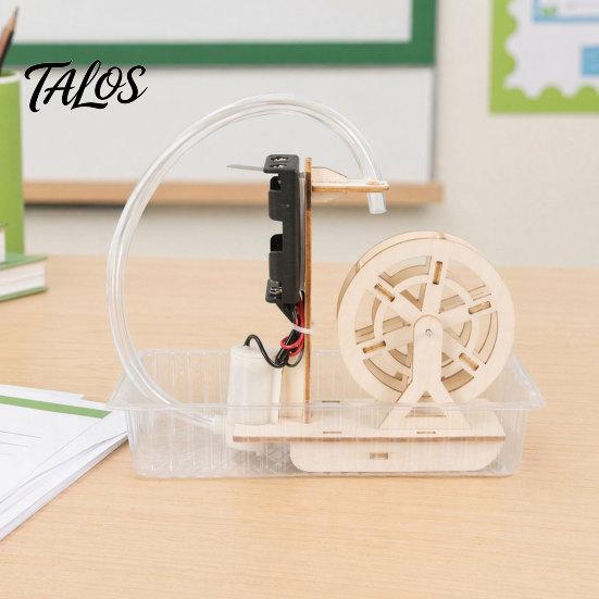 DIY Water Wheel Model, Handmade Water Wheel Craft, Water Wheel Building Educational STEM Toy, Physics Teaching Aid for Classroom