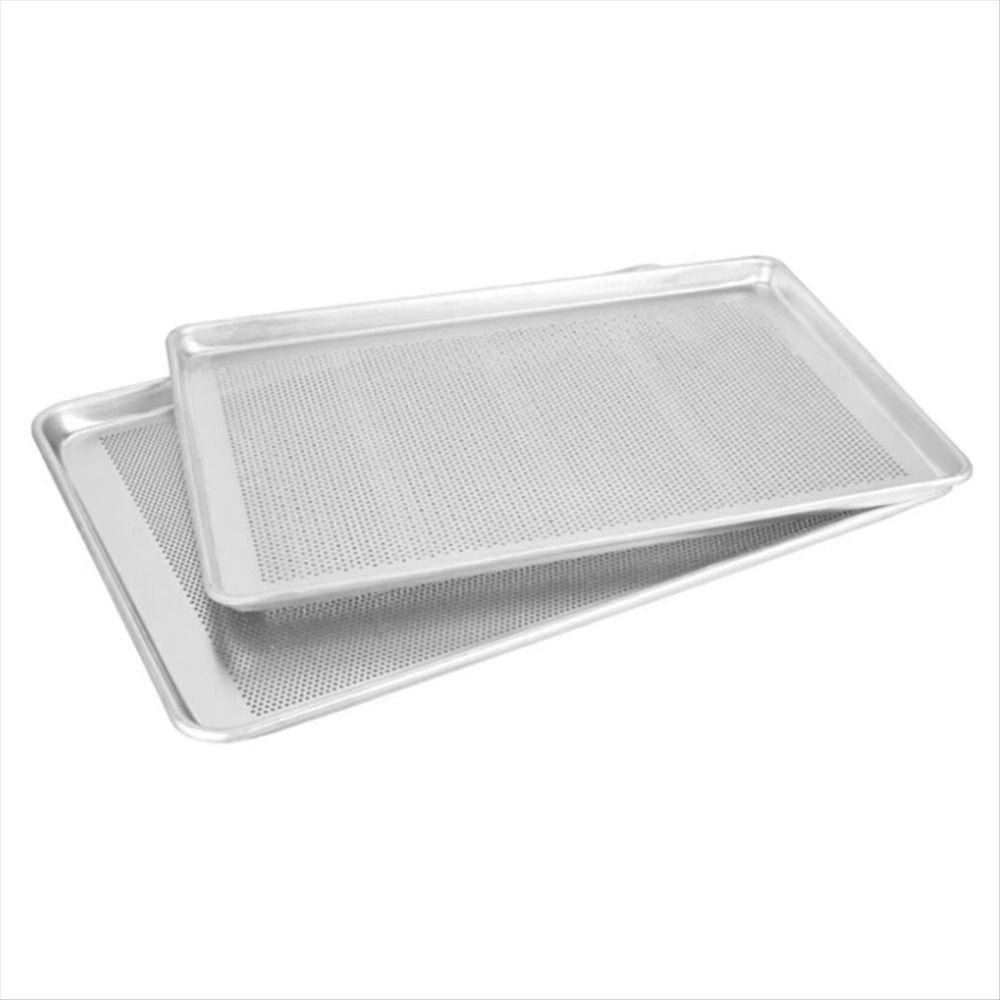 Rectangular Aluminum Zinc Zinc Alloy Baking Plate Rustproof Grill Steaming Tray Kitchen Baking Sheets  Food