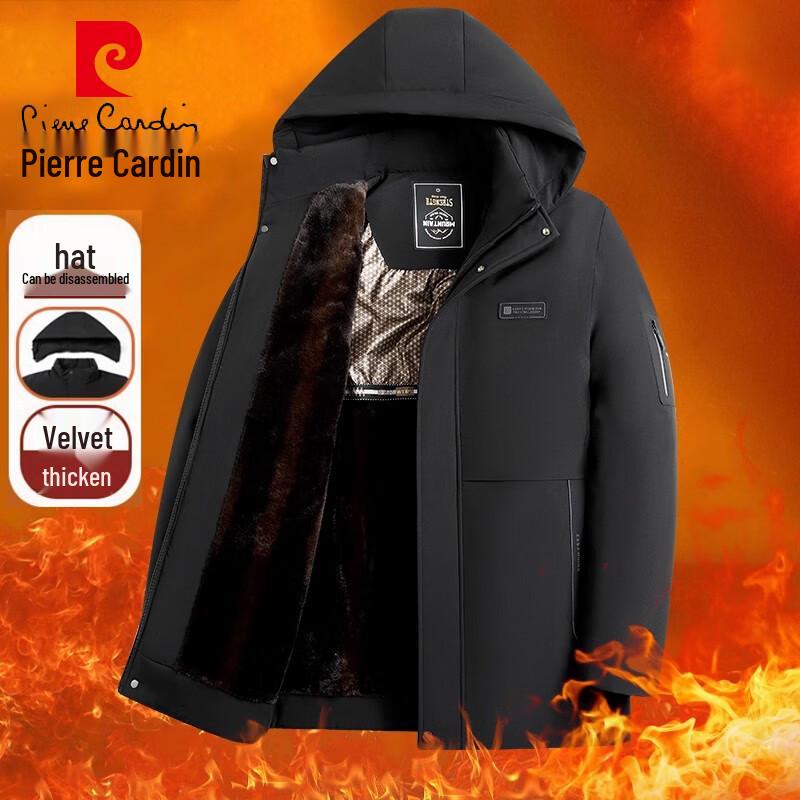 

Pierre Cardin Men s Hooded Padded Winter Jacket XL