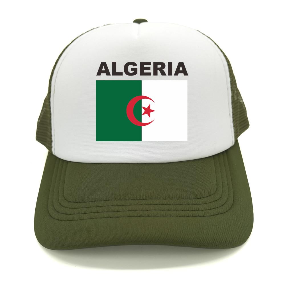 Cool Algeria Trucker Șapcă unisex Algeria Flag Pălărie Șapcă de baseball Șapci unisex plasă plasă