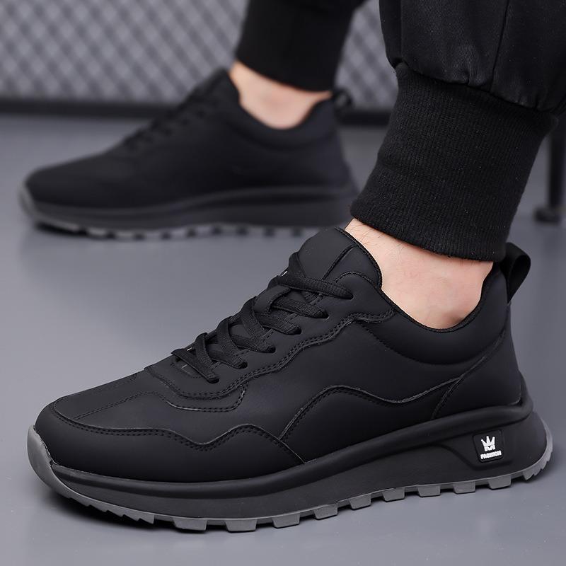 Men's Shoes Spring and Summer New High-end Casual Single Shoes Versatile Platform Trend White Shoes Outdoor Sports Shoes Men