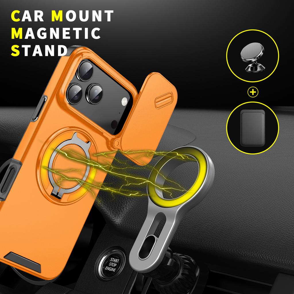 Anti-Knock Dual Layer Heavy Duty Kickstand Case for Iphone 17 Pro Max Air Iphone17 15 16 14 Plus 12 13 Pro Iphone16 Iphone15