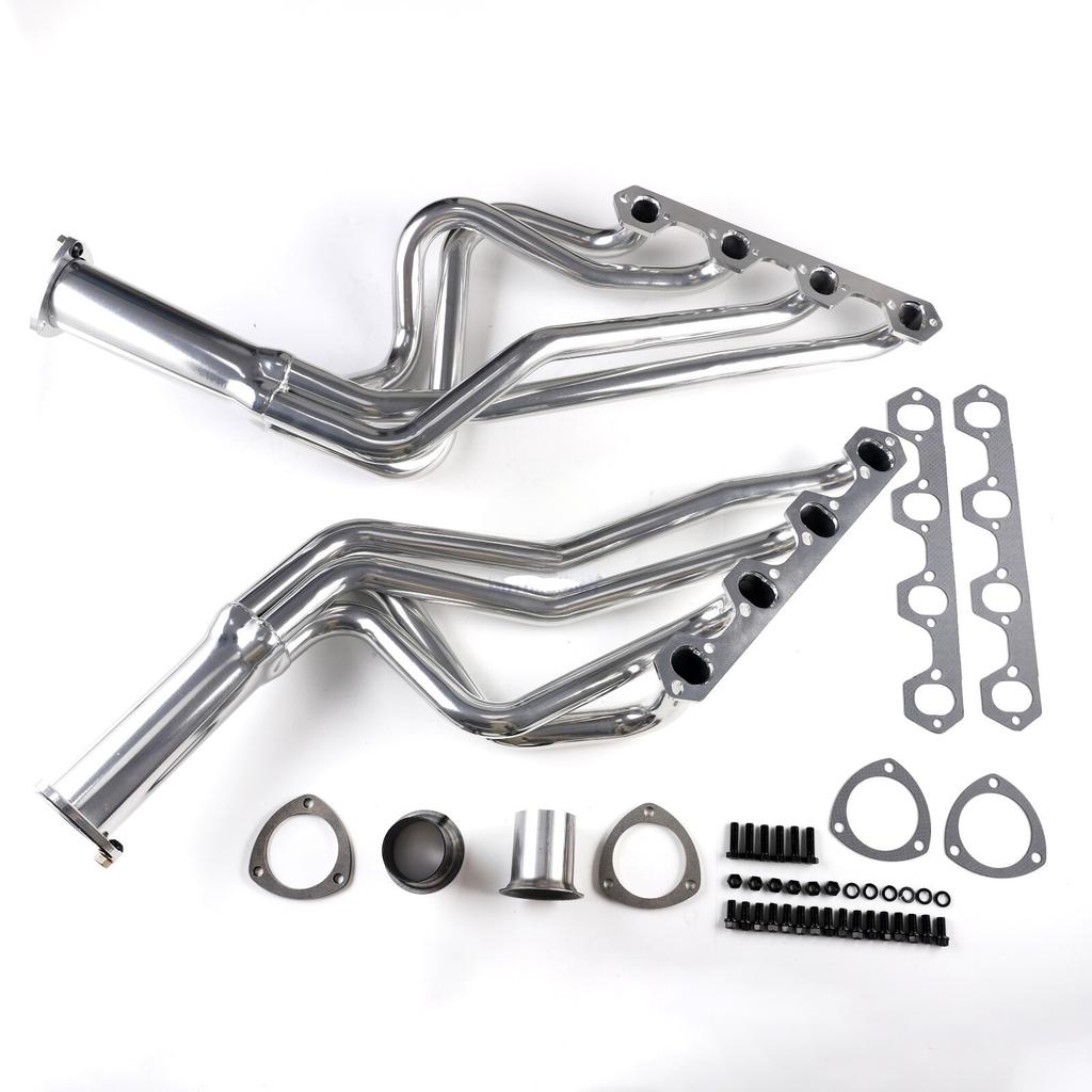 For 64-70 Ford Mercury Mustang Cougar Base V8 Ceramic Coated Long Tube Headers