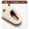 Cartoon cotton slippers female winter couple cute ears plush warm non-slip ladies home household wool slippers male