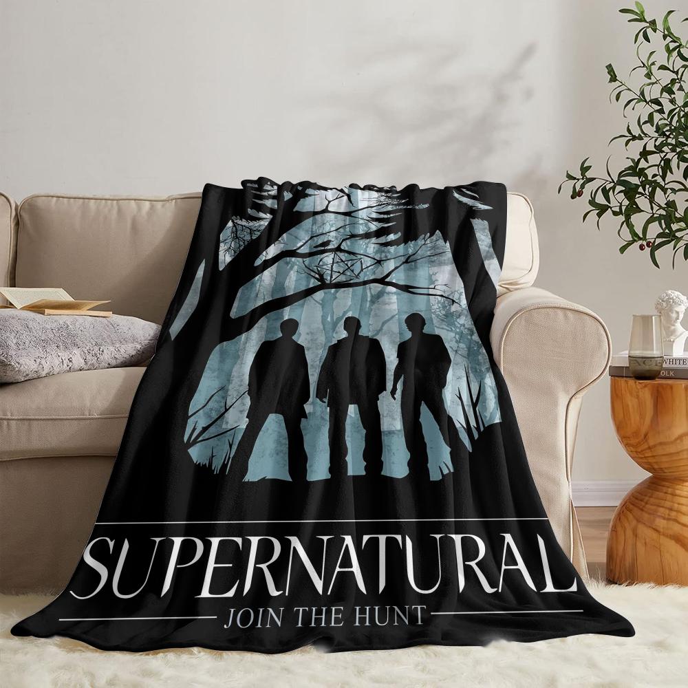 GUOYU Blanket SSupernatural Throw Soft Flannel Throw Summer Blanket Lightweight Cozy Nap Blanket For Sofa Bed Travel