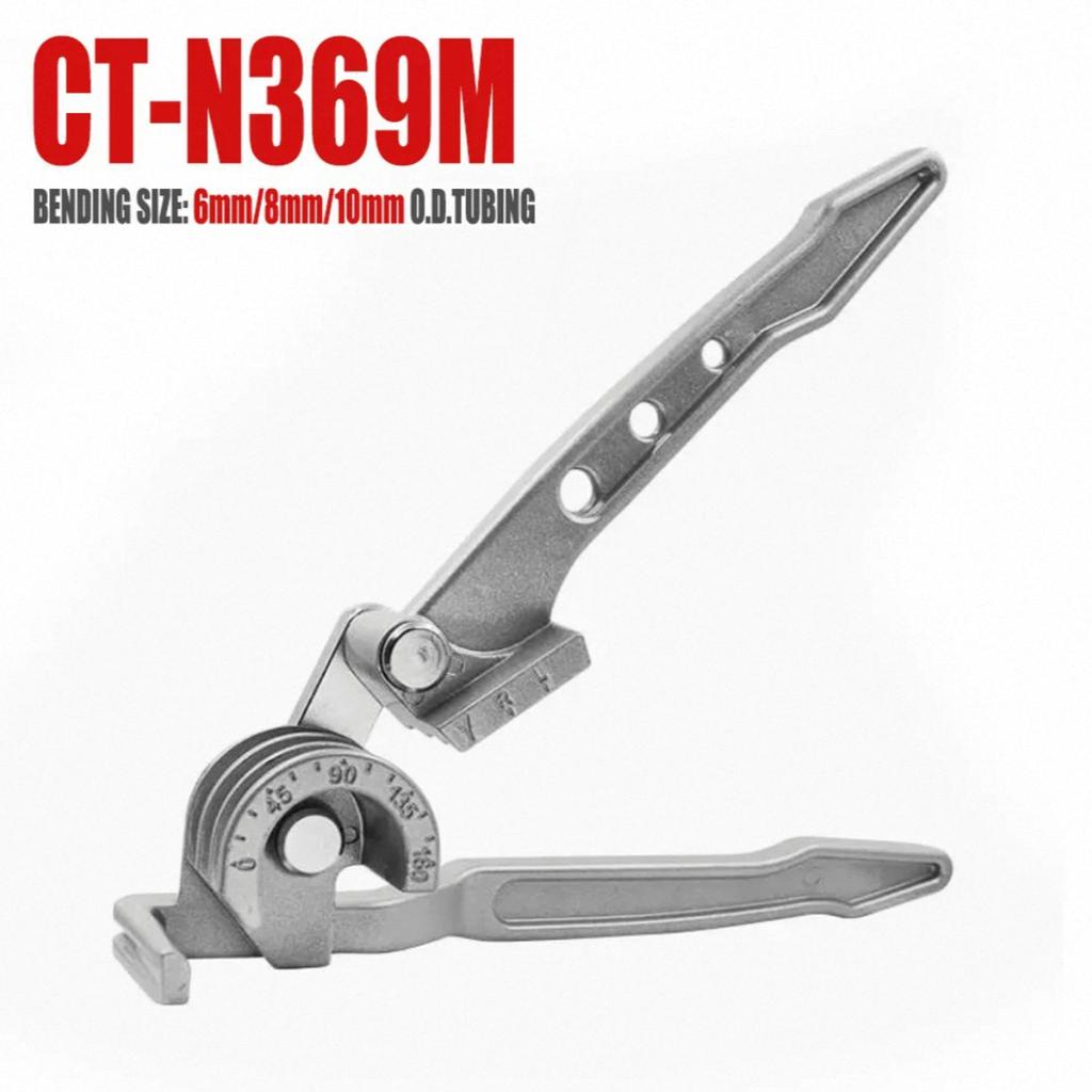 Tube Bender 3 in 1 Manual Tubing Bending Tools 1/4, 5/16, and 3/8 Inch for Copper Aluminum Brass and Thin Stainless Steel Pipes