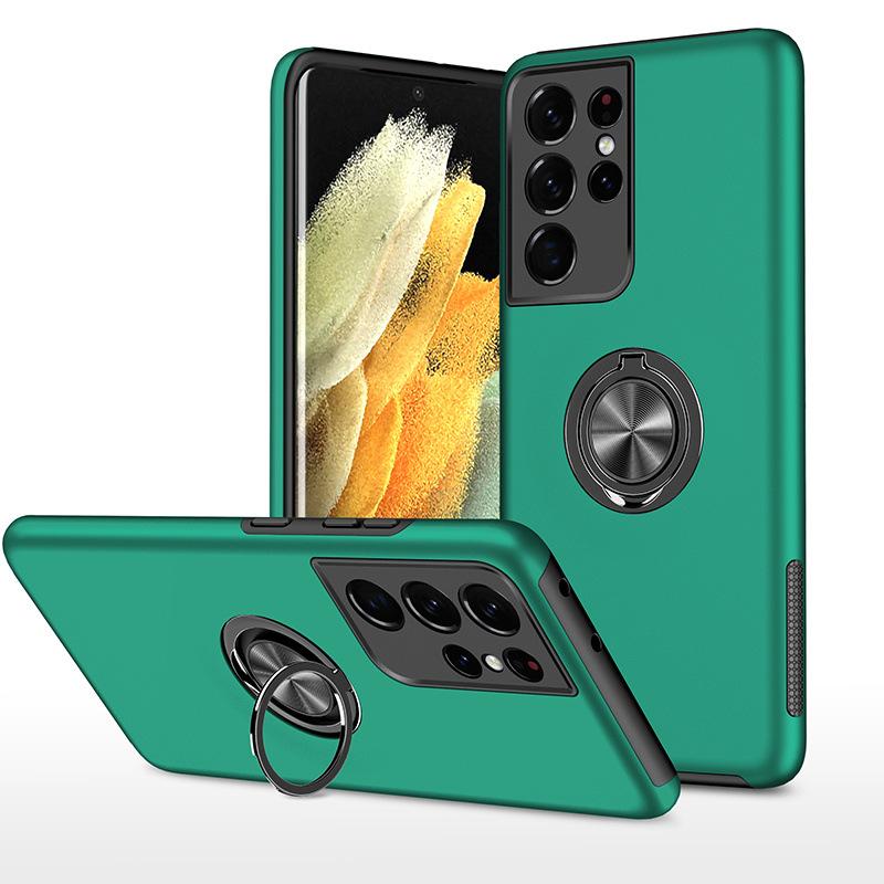 Suitable for Samsung S25 Ultra Magnetic Suction Bracket Anti Fall Mobile Phone Case A53 Hidden God Ring Protection Case