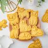Assorted Cats Shape Cookie Molds Creative Cats Designs Biscuits Baking Stamper for DIY Cookie Making Enthusiasts