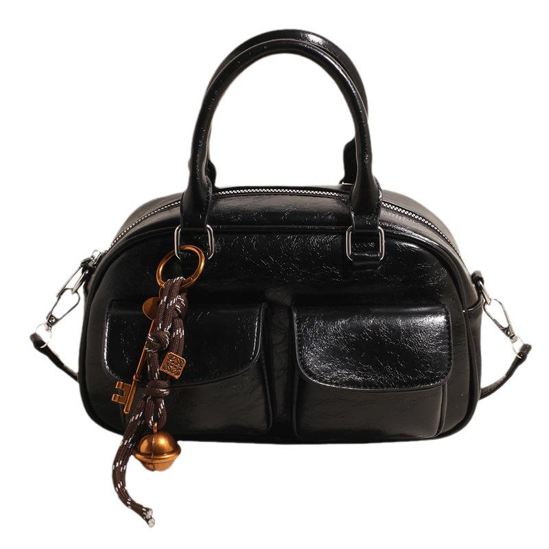 Korean Retro High-End Trendy Baseball Shoulder Bag for Women 2025