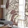 Birds Flowers Sheer Curtains for Living Room Transparent Tulle Window Treatments Bedroom Kitchen Home Decor Veil Drapes