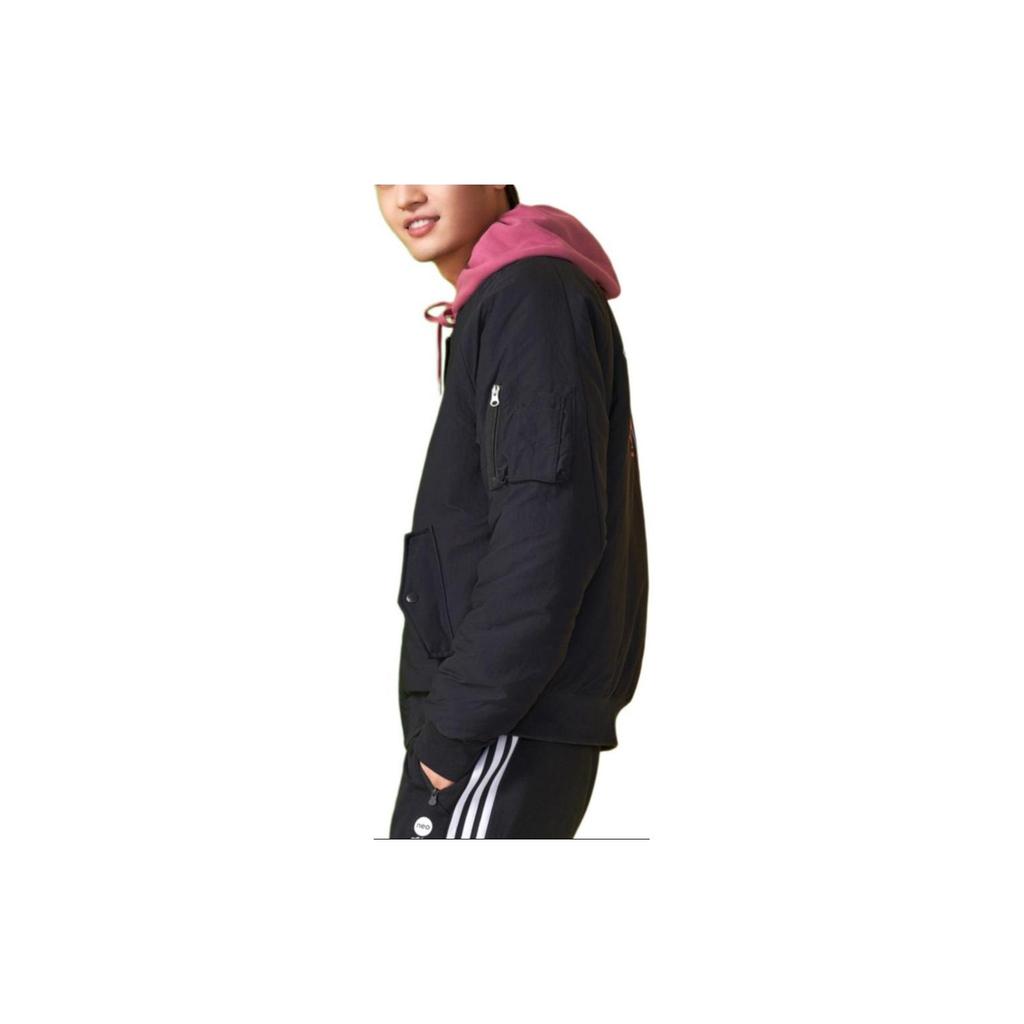 adidas Chaqueta Bomber Neo SW GR Edición Limitada Año del Tigre Abrigo Cálido de Invierno para Hombre Ropa Exterior Negra HC9727