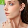 Woven Bow Open Ring Women'S, Pop Jewelry S925 Sterling Silver Ring
