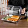 Dessert Sample Case Food Display Acrylic Tray Dust Cover Cake Pastry Showcase Snack