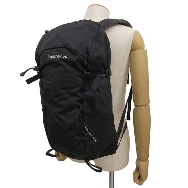Montbell Denali Pack 25 Backpack, A4 Compatible, Men's and Women's, 1133127 (Black)