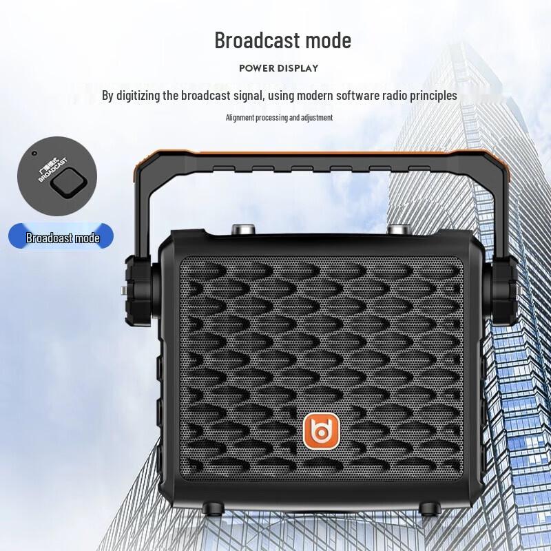 BD-H0887S Portable Karaoke & Live Stream Bluetooth Speaker CN plug (adapter included)