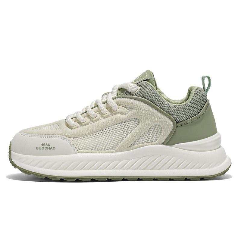 Men's Shoes In Summer Korean Version of Xiaobai Sports and Casual Mesh Men's Soft Sole Non-slip Dad Running Versatile Trendy Shoes