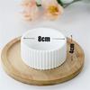 Candle Cup Molds Jewelry Box Molds Handmade Storage Box Silicone Molds Striped Candle Jar Molds