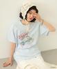 Milkfed Casual DONALD TEE Light Blue DUCK/COOKING S/S Women's