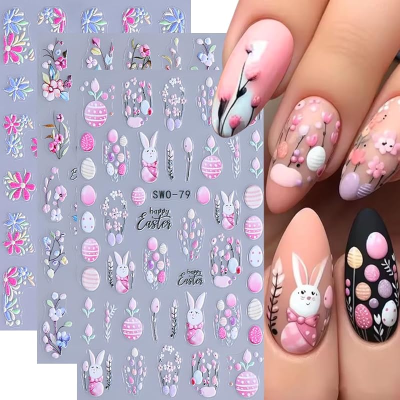 8 Sheets Nail Art Stickers, Gold Silver Star Snake Nail Decals 3D Self-Adhesive Laser Gold Silver Black Snake Nail Design Stickers DIY Manicure