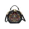 Bolsas Bolsas Transversais Femininas Primavera 2025 Novo Estilo Chinês Bordado Bolsas de Mão High-end Novo Estilo Chinês Moda Pequena Bolsa Redonda