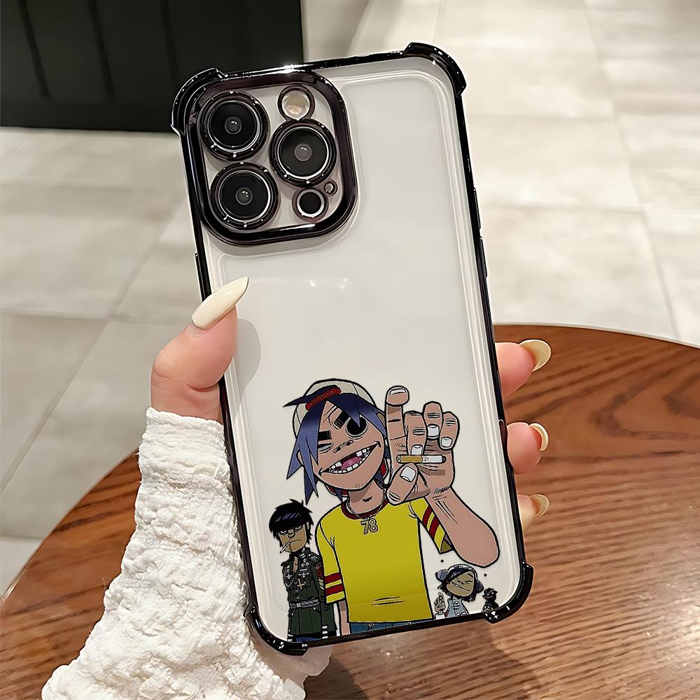 

Fashion Rocks Gorillazs Hot Plating Phone Case For Samsung A36 A16 A35 A55 A25 A26 A05s A15 A54 A34 A24 A14 A13 A73 A53 4G 5G Samsung A03 Core