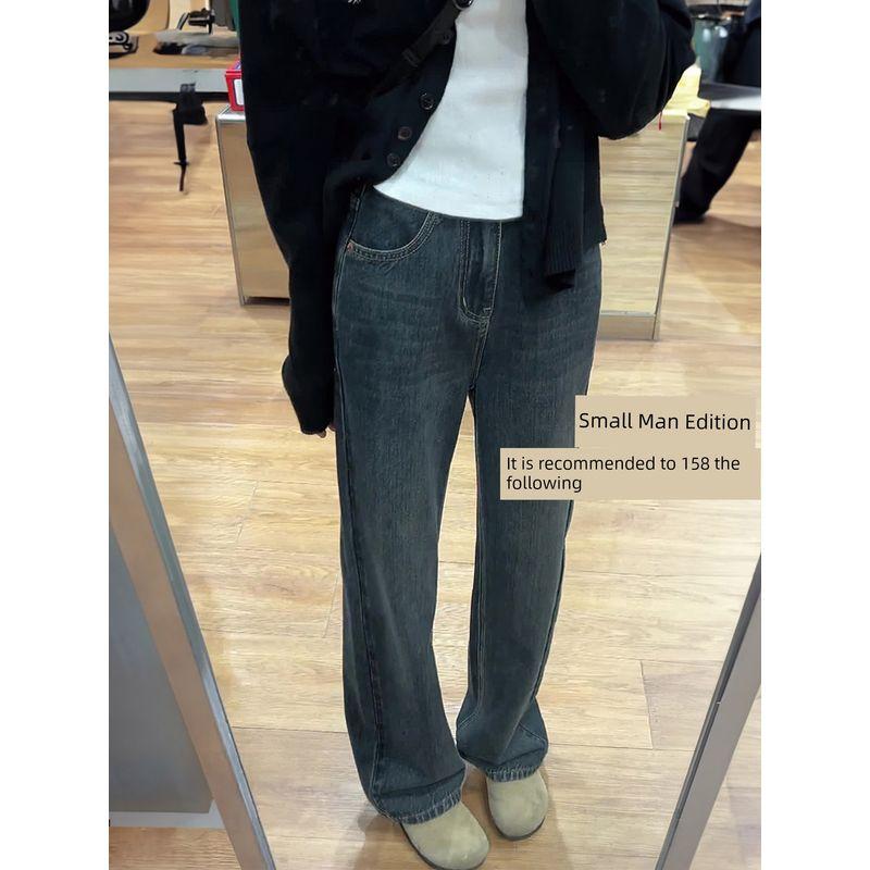 mm Blue Gray Fat Sister Slim Looking Pear Shapes Denim Slate Gray, Petite Fit M