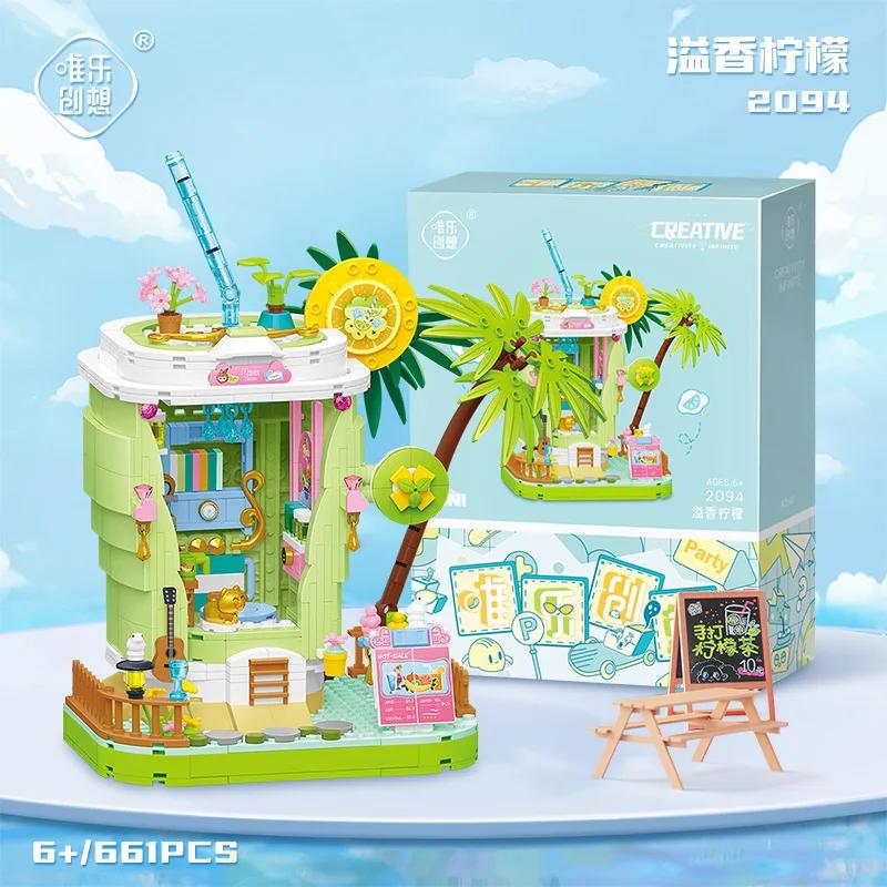 

TOYLINX DIY Modular Street View Model Bricks Toy Set Gift for Kids Building Blocks Kits Series House Model Box Educational STEM