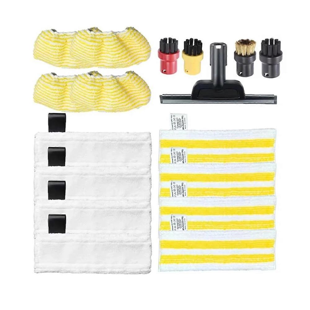 Kärcher SC Series Steam Accessories Set: Includes Small Round Brush, Copper Brush, Floor Nozzle