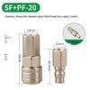 C-Type Quick-Connect Self-Locking Air Hose & Tool Set for Compressors