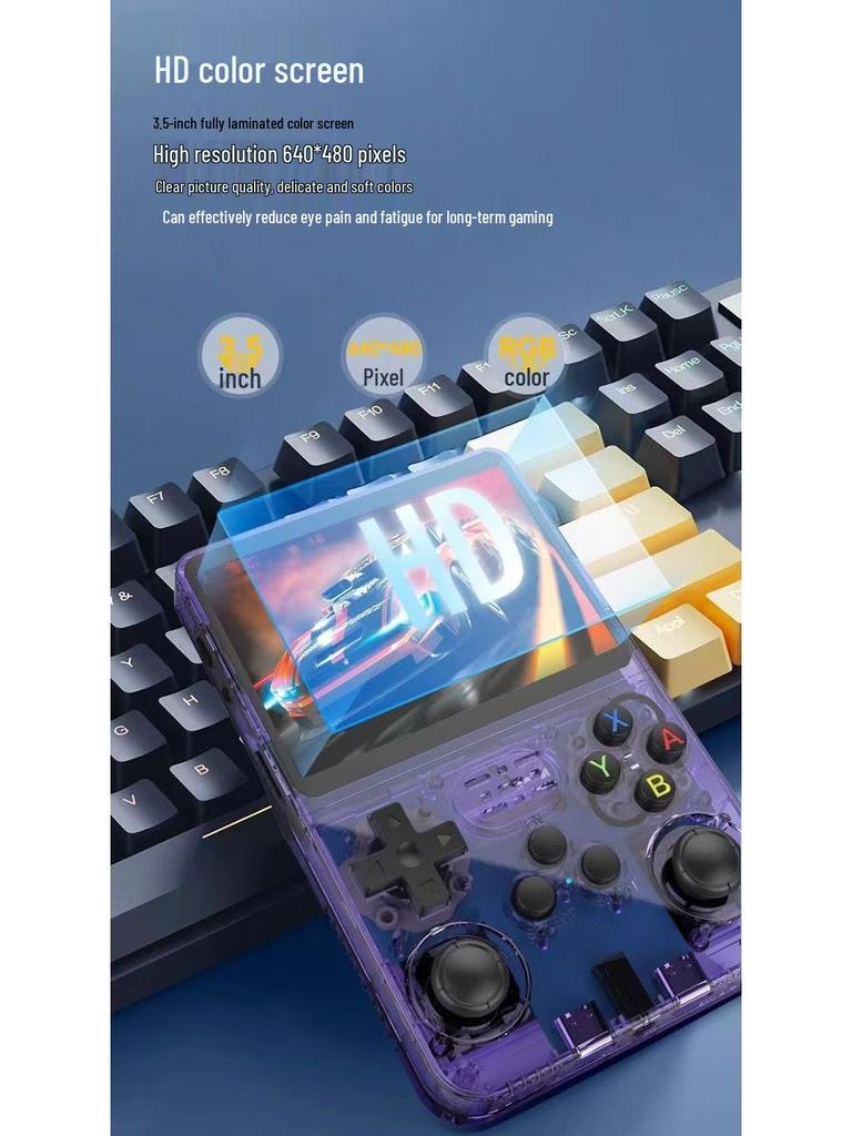R36S Retro Handheld Console - Nostalgic Arcade & PSP Dual System, Open Source Gaming Device.