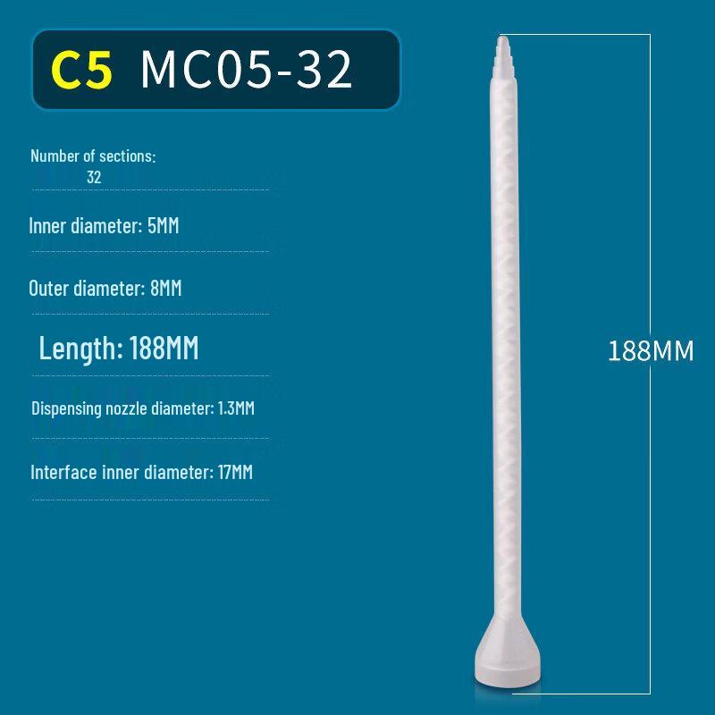 Static Mixing Tube with Spiral Rod