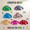 The Color Monster Plush Toy - Cute Emotional Learning Stuffed Animal, Soft Stress Relief Doll for Kids, Interactive Gift