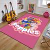 Popples Polyester Carpet, Soft Indoor Mat for Office Chair, Living Room, Computer Desk - Decorative Home Office Rug Design