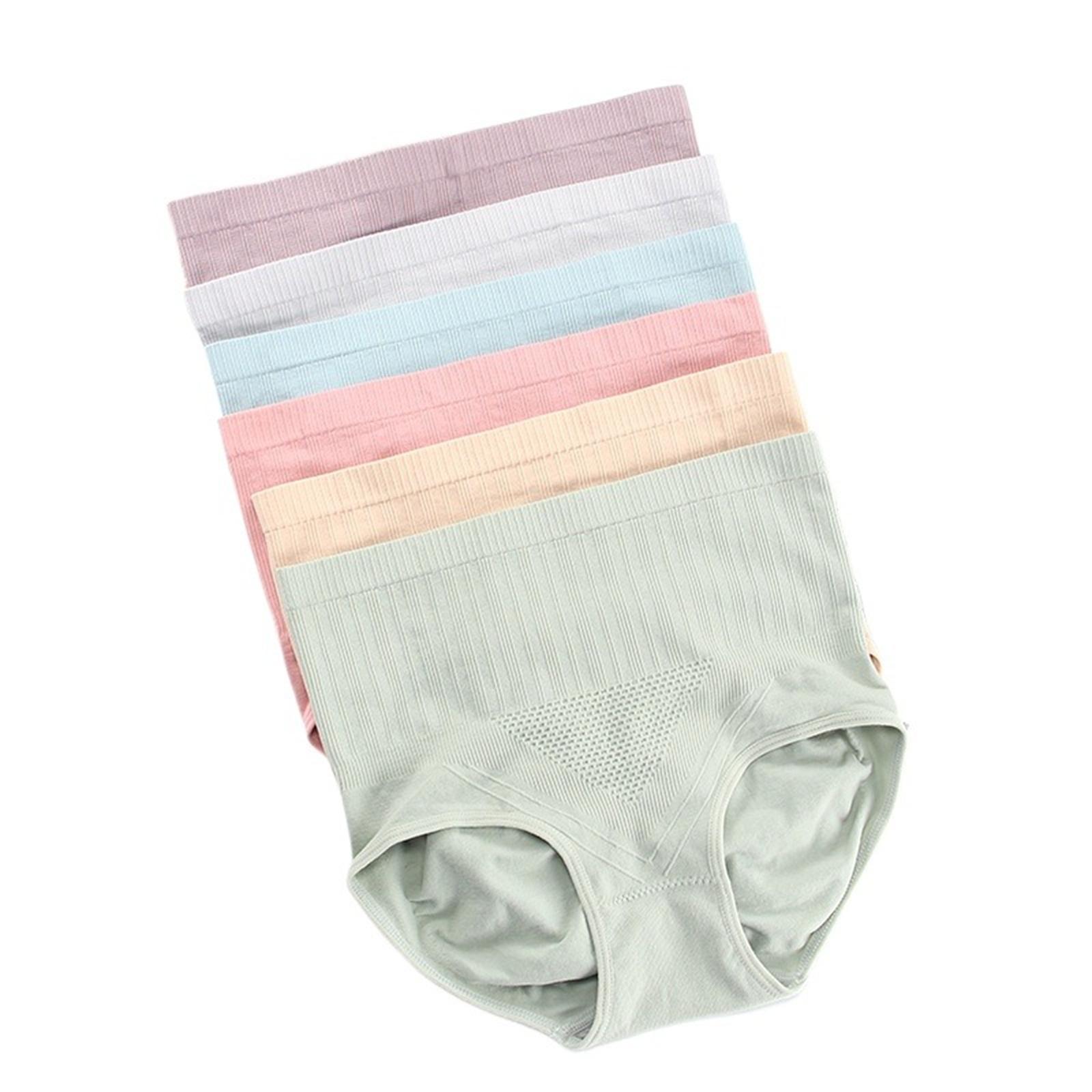 

Women s 6 Pack High-Waist Shapewear Shorts Tummy Control Seamless Body Shaper Butt Lifting Breathable Fabric Green Pink Beige Gray Blue Purple S
