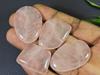 195Cts. Rose Quartz Fancy Crystal Cabochon Loose Gemstone 6Pcs Lot 28-37MM RQ-2878