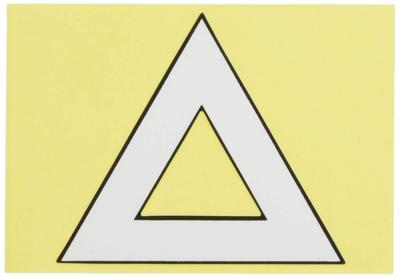 POSH 800091 Sankaku Sticker, Pack of 1, Universal