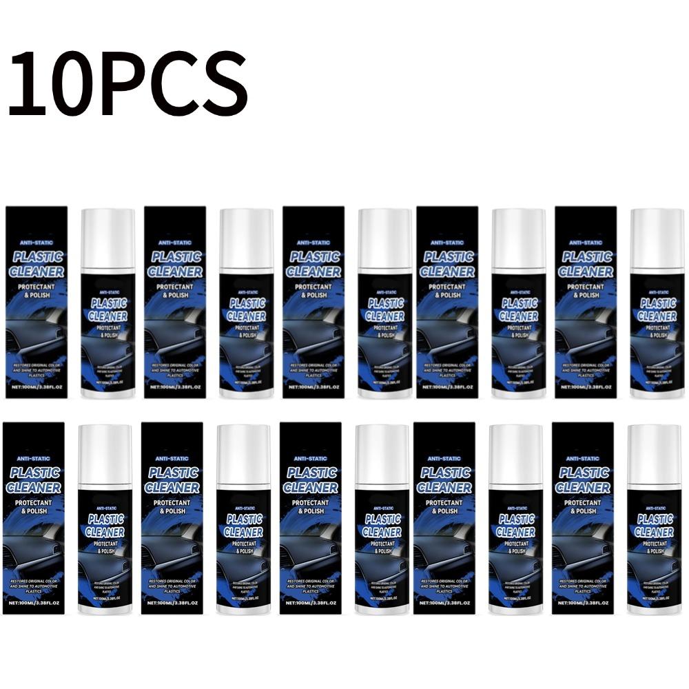 1-10PCS Car Plastic Refurbishment Agent - Interior Dashboard Cleaner & Anti-Wear Protector | 2-in-1 Renovation & Protection