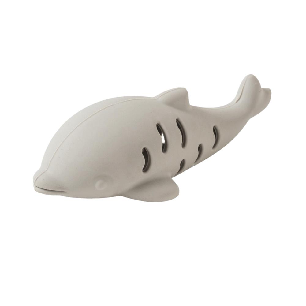 Bite Resistant Cat Toy Silicone Material Treat Dispenser Self Play Fish Cat Toy Pet Training